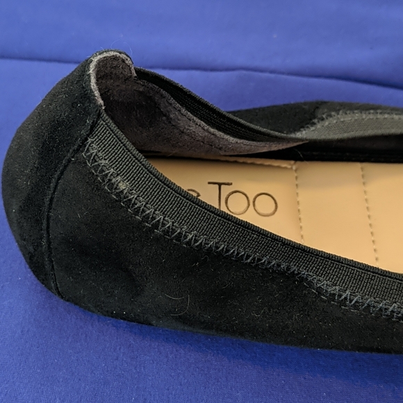 Me Too black pointed ballet flats 9.5 Ariana - Picture 4 of 6